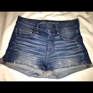 American Eagle High-rise denim shorts